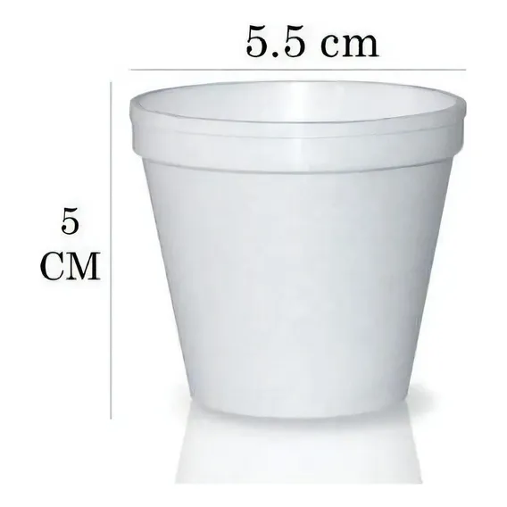 Copo Isopor Térmico Branco 60ml Bebidas Quentes- 100un Foto 1