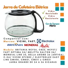Copo Jarra De Cafeteira Electrolux Easy Line Cm100 Forte Foto mini  2