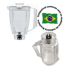 Copo Jarra Liquidificador Walita Daily Ri2101 Cristal Branco Foto mini  3