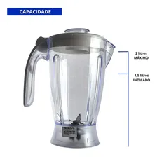 Copo Jarra Para Liquidificador Philips Walita Ri2030 Ri2034 Micromax Foto mini 3