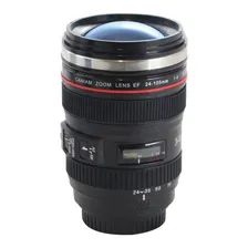 Copo Lente Câmera Caniam | Caneca Térmica | Macro Ef24-105mm Cor Preto Lente Aberta Foto mini 2