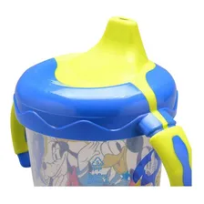 Copo Lillo Caneca De Treinamento Antivazamento Disney 207ml Mickey cor Azul Foto mini 2