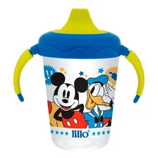 Copo Lillo Caneca De Treinamento Antivazamento Disney 207ml Mickey cor Azul Foto mini 1