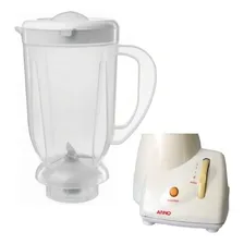 Copo Liquidificador Arno Auto Clean Tampa Branca Translucido Foto mini 2