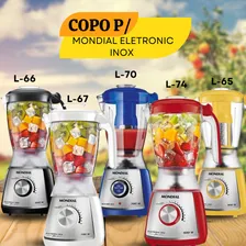 Copo Liquidificador Mondial Eletronic Inox 700w L 66 L 60 Foto mini 2