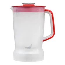 Copo Liquidificador Mondial L1000 Translucido Tampa Vermelha Foto mini 1