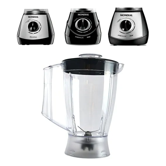 Copo Liquidificador Para Mondial Premium L-51 A L-55 Cristal Foto 1