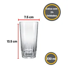 Copo Long Drink Vegas 330ml - Kit 24 Unidades Foto mini 3