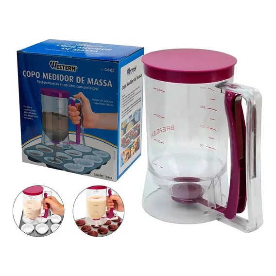 Copo Medidor De Massa 900ml Western Cm-02 Foto 1
