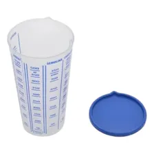 Copo Medidor Graduado Com Tampa Injetemp 570ml Dosador Foto mini 3
