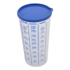 Copo Medidor Graduado Com Tampa Injetemp 570ml Dosador Foto mini 1