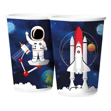 Copo Papel 180 Espacial 12 Unidades - Regina Foto mini 1