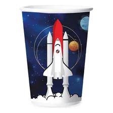 Copo Papel 180 Espacial 12 Unidades - Regina Foto mini 3