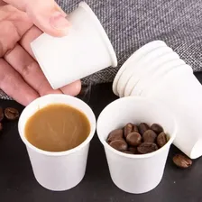 Copo Papel Branco 100ml 110ml Biodegradável Térmico C/1000 Foto mini 4