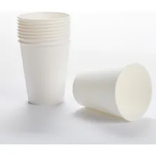 Copo Papel Branco 300/350ml - Cx 100 Unidades Biodegradável Foto mini 4