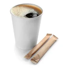 Copo Papel Branco 400ml 100% Biodegradável - Cx 600 Und Foto mini  2