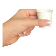 Copo Papel Branco 60ml Biodegradável Térmico - 1.000un Foto  mini 1