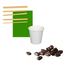 Copo Papel Branco 60ml Biodegradável Térmico - 1.000un Foto mini  2