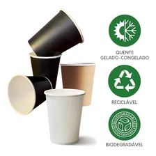 Copo Papel Preto 110ml - Caixa 500 Unidades Biodegradável Foto mini 4