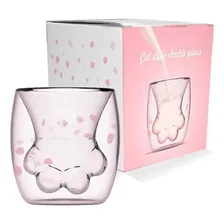 Copo Pata De Gato Cat Claw Cup Cute Copo Gatinho Vidro Foto mini 3