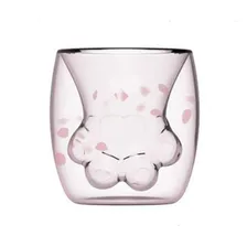 Copo Pata De Gato Cat Claw Cup Cute Copo Gatinho Vidro Foto mini 1