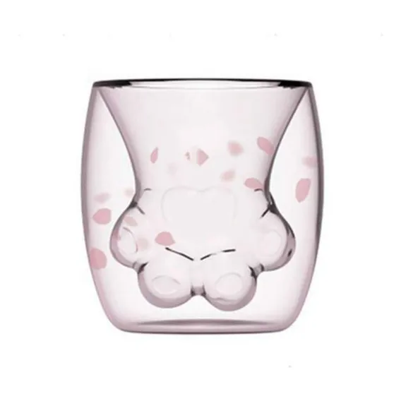 Copo Pata De Gato Cat Claw Cup Cute Copo Gatinho Vidro Foto 1