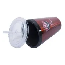 Copo Plástico Com Canudo 500ml - Vitória Foto mini 4