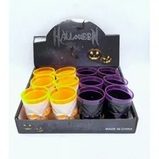 Copo Plastico Dose Shot Caveira Led Kit C/03 Unidades Cor Branco/laranja Foto mini 3