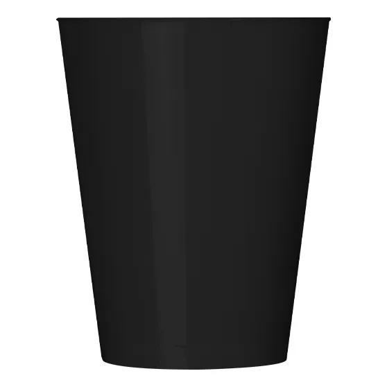 Copo Plastico Duro Pp Preto Strawplast 200ml C/10 Kit C/ 6 Foto 1