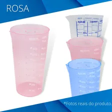 Copo Plastico Medidor Dosador Receitas Graduado 500 Cor Rosa Foto mini 1