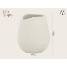 Copo Porta Escova Rústico Banheiro Lavabo Multiuso Cimento Cor Copo Porta Escova Bege Foto mini 2