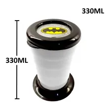 Copo Retrátil Com Tampa Do Batman 330ml Foto mini 3