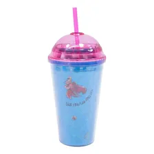 Copo Tampa Oval Sereia Ariel 450ml Disney Foto mini 1