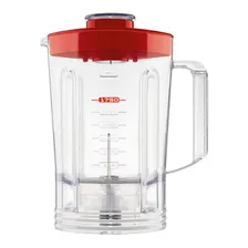 Copo Tampa Para Liquidificador Arno Power Max 3,1l Vermelho Foto  mini 1