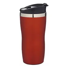 Copo Térmico Academia Fitness Aço Inox 450ml Vermelho Mor Foto mini 1