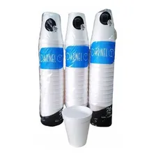 Copo Térmico De Isopor 177ml Darnel Café C/ 100 Unidades Cor Branco Liso Foto mini 1