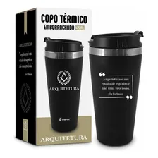 Copo Térmico Emborrachado Arquitetura Presente Arquiteto Cor Preto Foto  mini 1