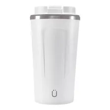 Copo Térmico Inox Glück 500ml Copo Com Tampa Hermética Black Cor Branco Foto mini 2