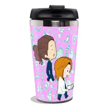 Copo térmico Kazape Copo Térmico greys anatomy rosa cor rosa 450mL Foto mini 2