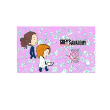 Copo térmico Kazape Copo Térmico greys anatomy rosa cor rosa 450mL Foto mini 3
