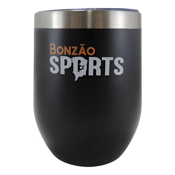 Copo Térmico Mor Bonzão Sports - 360ml Cor Preto Foto 1