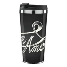 Copo Térmico Personalizado Te Amo Love Preto Foto mini 2
