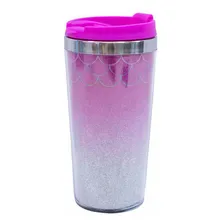 Copo Térmico Rosa Sereia 450ml - Projeto Kiwi Foto mini 3