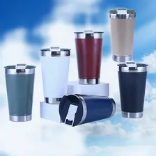 Copo Térmico Stanley Adventure Stacking Vacuum Pint Copo Stanley Cor Branco 473ml Foto mini 3
