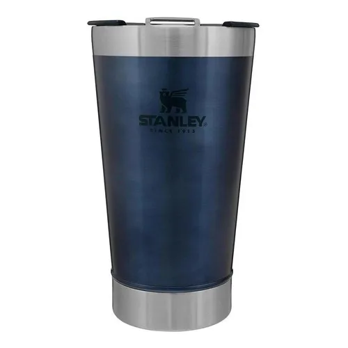 Copo Térmico Stanley Cerveja Azul 473  Com Tampa Abridor Foto 1