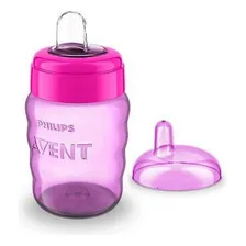 Copo Treinamento Bico Silicone Easy Roxo 260ml Philips Avent Foto mini 1
