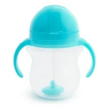 Copo Treinamento Com Canudo Click Lock Azul Munchkin Foto mini 3