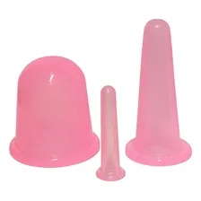 Copo Ventosa Silicone Antirrugas Celulite Flacidez Kit Com 3 Foto mini  2