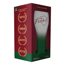 Copo Vidro Grande Cerveja Chopp Fluminense Licenciado Oficia Foto mini 3
