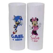 Copos Personalizados Para Festa - Kit 10 Copos. Cor Branco Foto mini 1